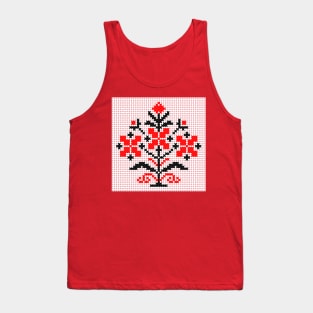 Copy of White and red Belarus ornament Tank Top